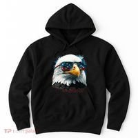 American Bald Eagle Usa Flag Eagle Usa Hoodie thumb 0