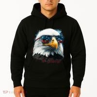 American Bald Eagle Usa Flag Eagle Usa Hoodie thumb 2