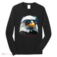 American Bald Eagle Usa Flag Eagle Usa Long Sleeve Shirt thumb 0