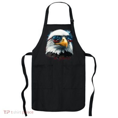 American Bald Eagle Usa Flag Eagle Usa Apron