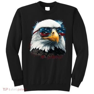 American Bald Eagle Usa Flag Eagle Usa Sweatshirt