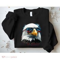 American Bald Eagle Usa Flag Eagle Usa Sweatshirt thumb 2