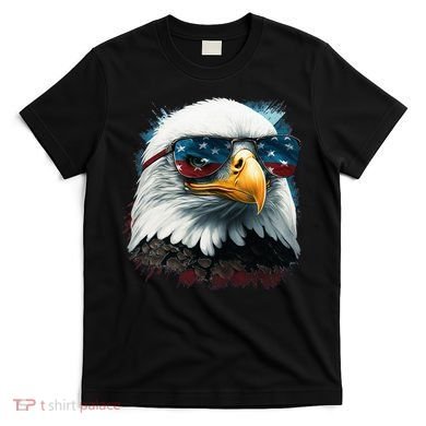 American Bald Eagle Usa Flag Eagle Usa T-Shirt