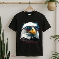 American Bald Eagle Usa Flag Eagle Usa T-Shirt thumb 2