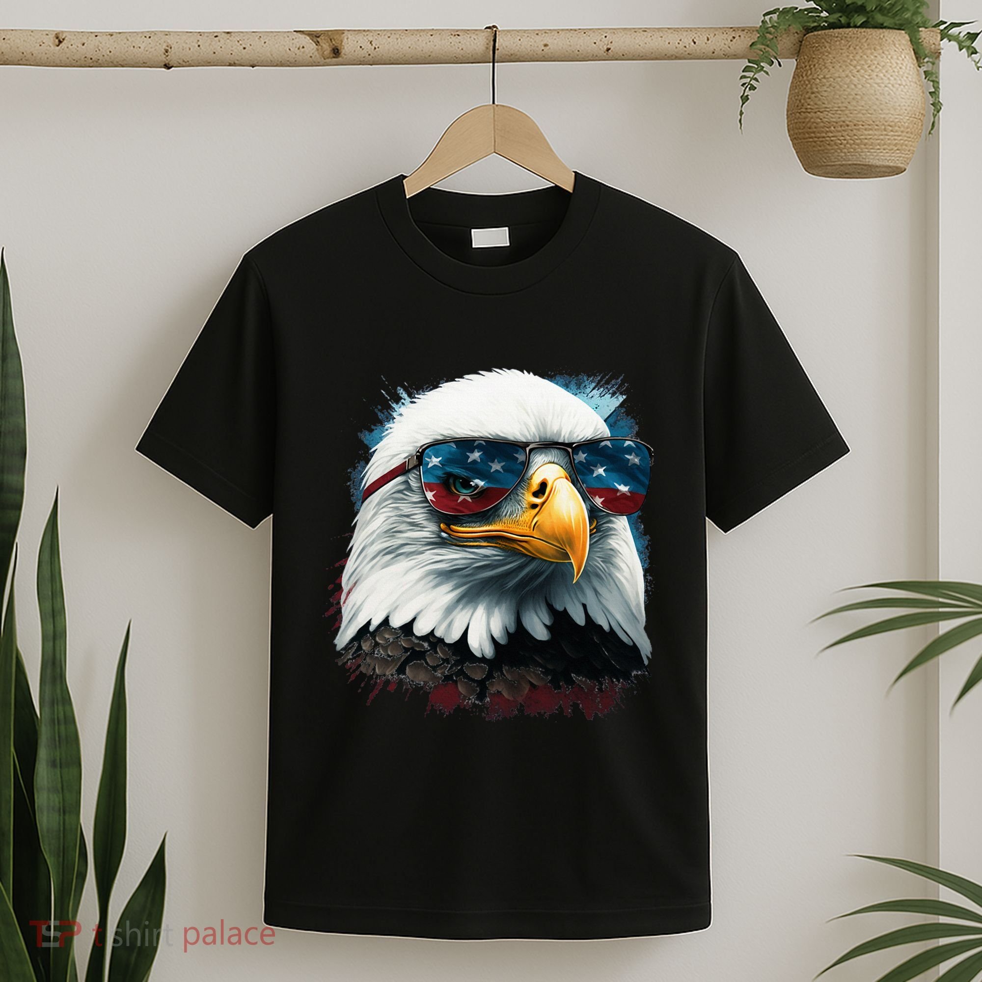 American Bald Eagle Usa Flag Eagle Usa T-Shirt
