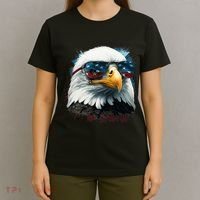 American Bald Eagle Usa Flag Eagle Usa T-Shirt thumb 4