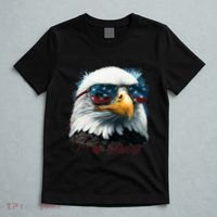 American Bald Eagle Usa Flag Eagle Usa T-Shirt thumb 5