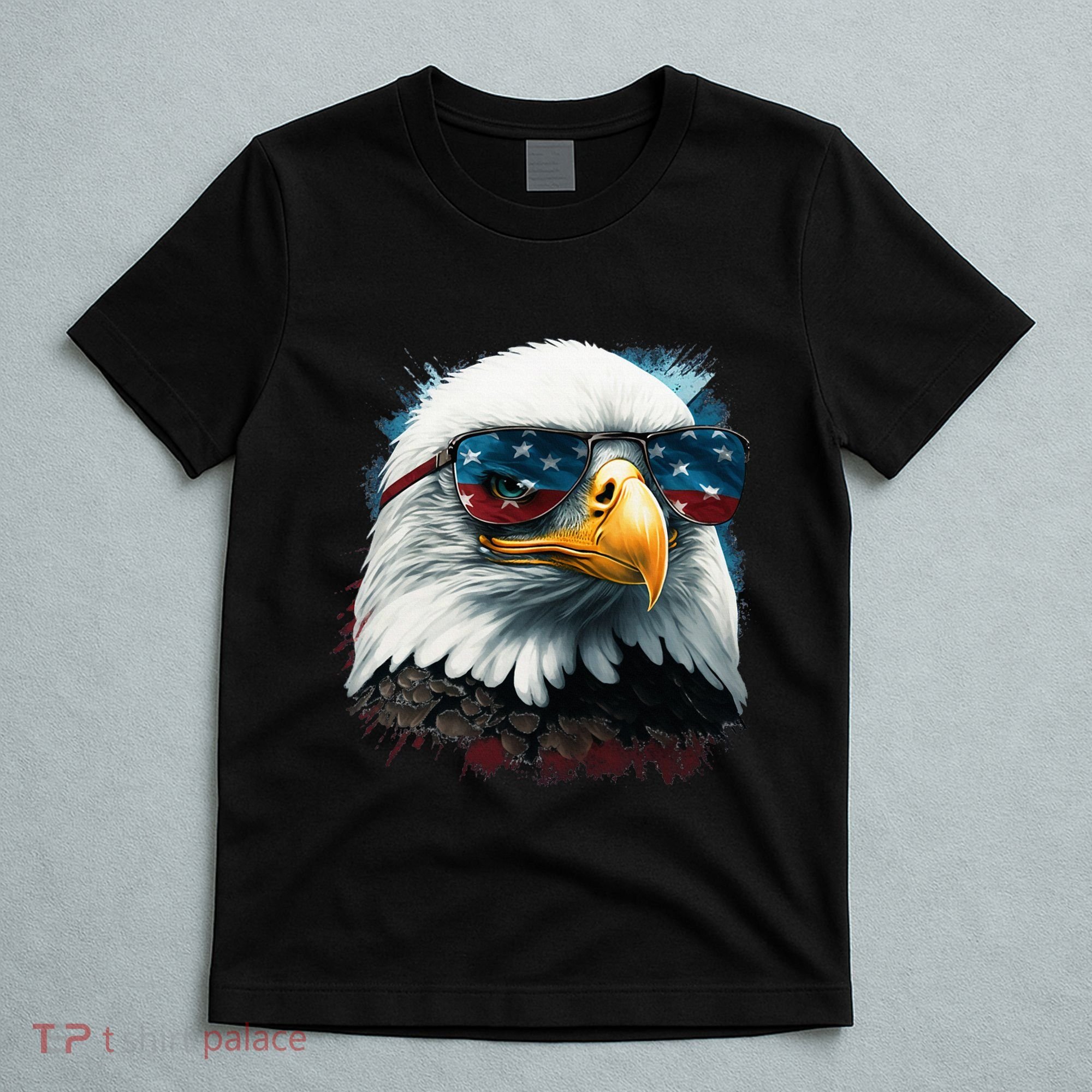 American Bald Eagle Usa Flag Eagle Usa T-Shirt