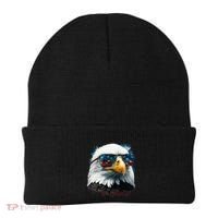 American Bald Eagle Usa Flag Eagle Usa Beanie thumb 0