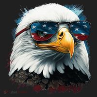 American Bald Eagle Usa Flag Eagle Usa Beanie thumb 2