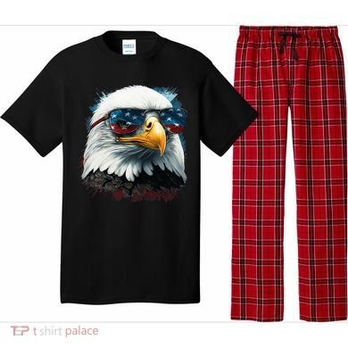 American Bald Eagle Usa Flag Eagle Usa Pajama Set