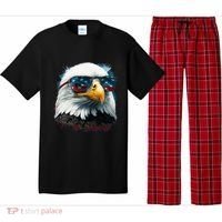 American Bald Eagle Usa Flag Eagle Usa Pajama Set thumb 0