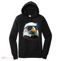 American Bald Eagle Usa Flag Eagle Usa Women's Hoodie thumb 0