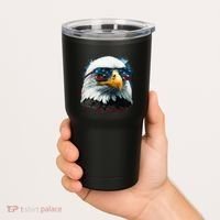 American Bald Eagle Usa Flag Eagle Usa Tumbler thumb 2