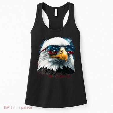 American Bald Eagle Usa Flag Eagle Usa Women's Tank Top