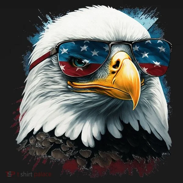 American Bald Eagle Usa Flag Eagle Usa Toddler Hoodie
