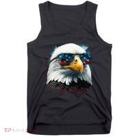 American Bald Eagle Usa Flag Eagle Usa Tank Top thumb 0