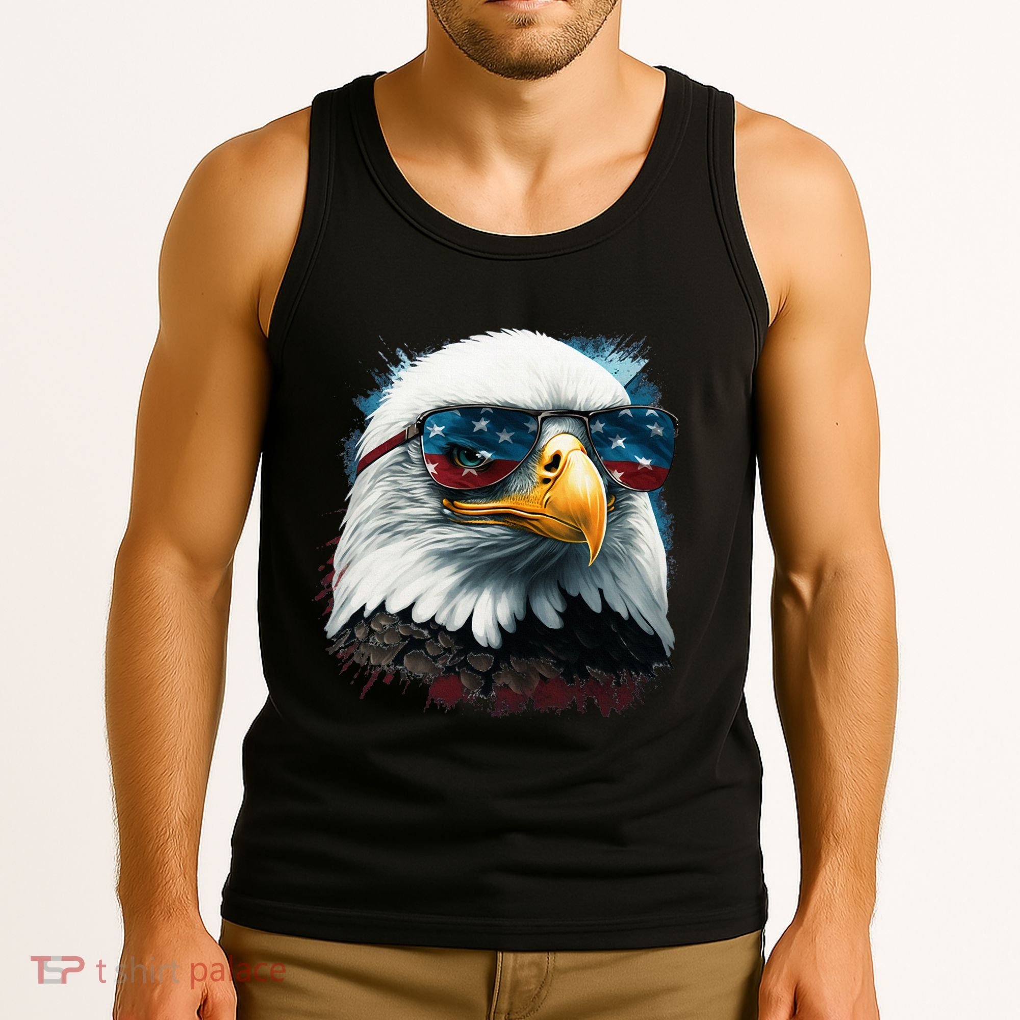 American Bald Eagle Usa Flag Eagle Usa Tank Top