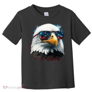American Bald Eagle Usa Flag Eagle Usa Toddler T-Shirt