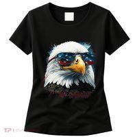 American Bald Eagle Usa Flag Eagle Usa Women's T-Shirt thumb 0