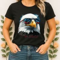 American Bald Eagle Usa Flag Eagle Usa Women's T-Shirt thumb 2