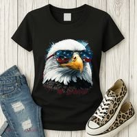 American Bald Eagle Usa Flag Eagle Usa Women's T-Shirt thumb 3