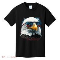 American Bald Eagle Usa Flag Eagle Usa Kids T-Shirt thumb 0