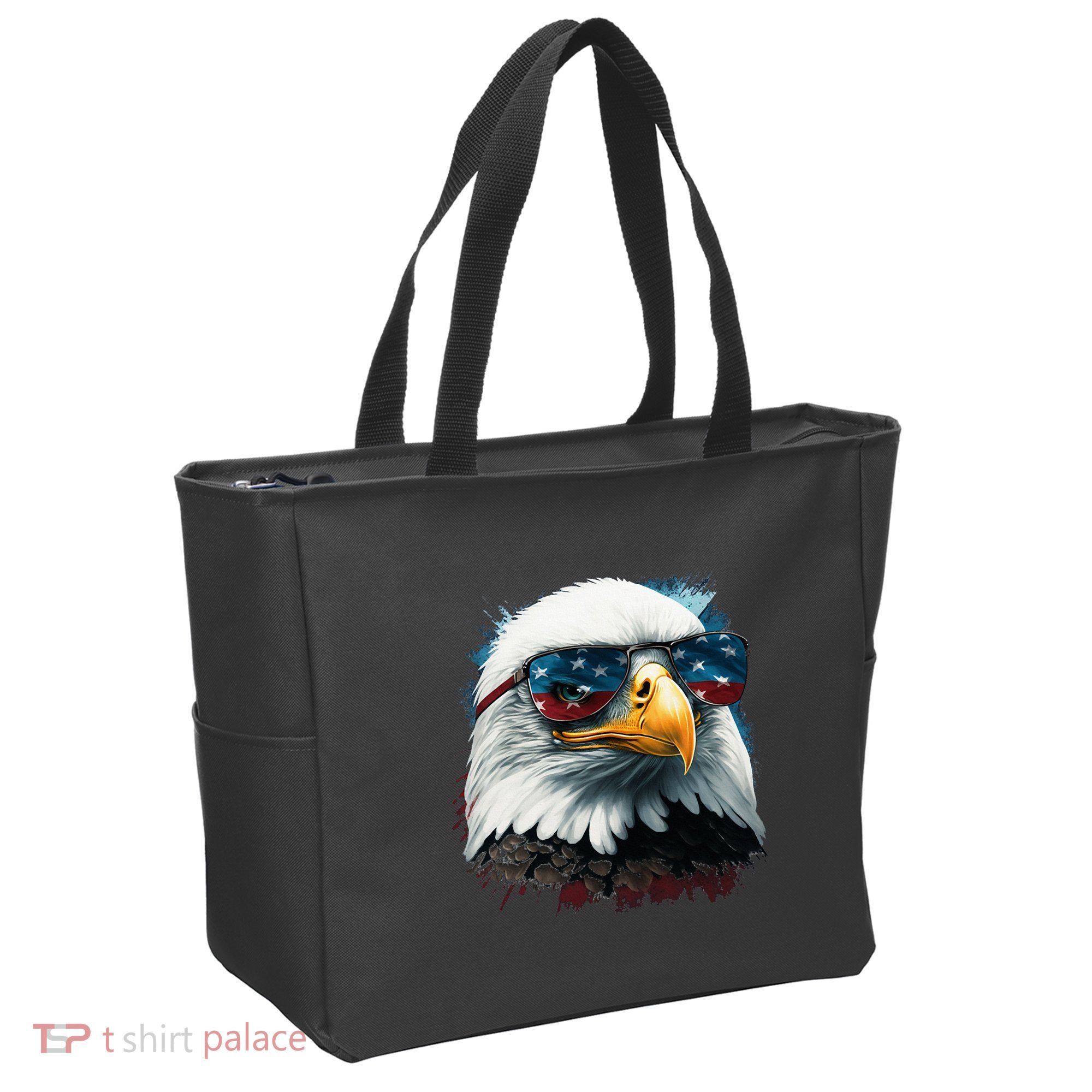 American Bald Eagle Usa Flag Eagle Usa Tote Bag