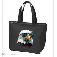 American Bald Eagle Usa Flag Eagle Usa Tote Bag thumb 3
