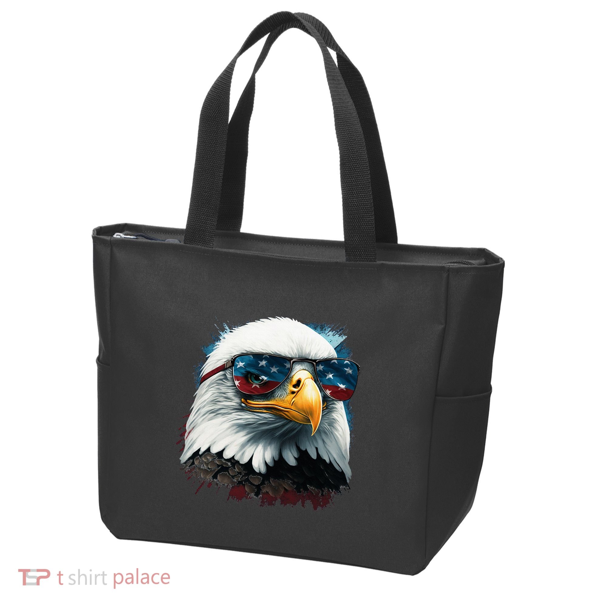 American Bald Eagle Usa Flag Eagle Usa Tote Bag