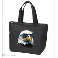 American Bald Eagle Usa Flag Eagle Usa Tote Bag thumb 3