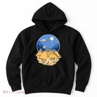 Aliens Bulding Egyptian Pyramids Hoodie thumb 0