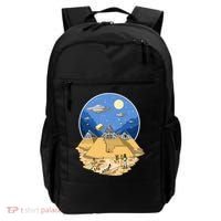 Aliens Bulding Egyptian Pyramids Backpack thumb 0