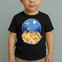 Aliens Bulding Egyptian Pyramids Toddler T-Shirt thumb 2