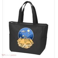 Aliens Bulding Egyptian Pyramids Tote Bag thumb 3