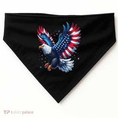 American Bald Eagle Gift USA-Made Doggie Bandana