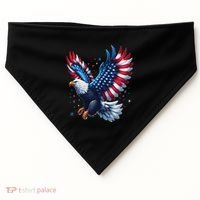 American Bald Eagle Gift USA-Made Doggie Bandana thumb 0