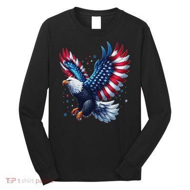 American Bald Eagle Gift Long Sleeve Shirt