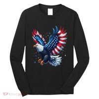 American Bald Eagle Gift Long Sleeve Shirt thumb 0