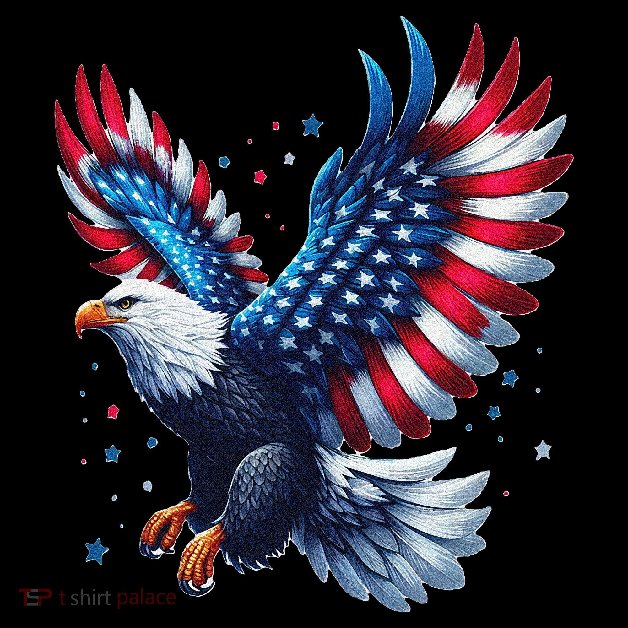 American Bald Eagle Gift Long Sleeve Shirt