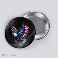 American Bald Eagle Gift Button thumb 0