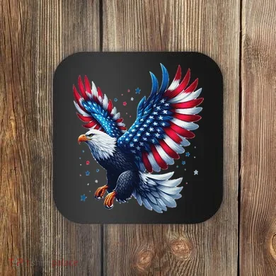 American Bald Eagle Gift Coaster