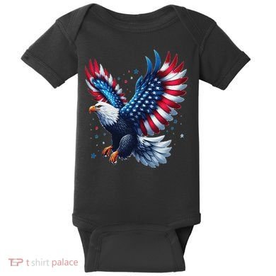 American Bald Eagle Gift Baby Bodysuit