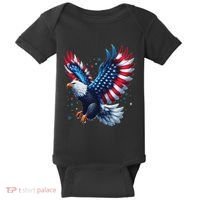 American Bald Eagle Gift Baby Bodysuit thumb 0
