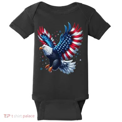 American Bald Eagle Gift Baby Bodysuit