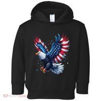 American Bald Eagle Gift Toddler Hoodie thumb 0