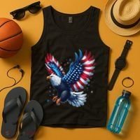 American Bald Eagle Gift Tank Top thumb 4