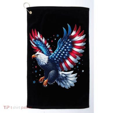American Bald Eagle Gift Golf Towel