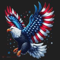 American Bald Eagle Gift Golf Towel thumb 3