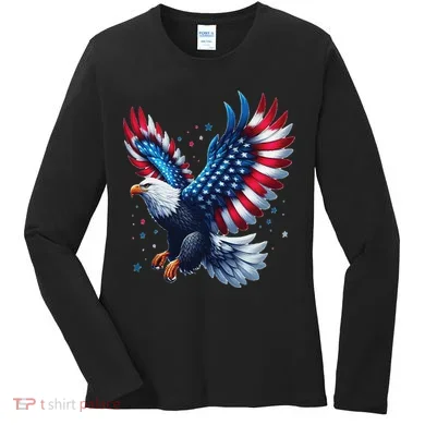 American Bald Eagle Gift Women's Long Sleeve Shirt